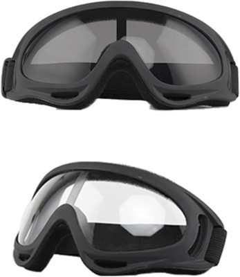TASMAX Bike eye protection glasses for men women With Transparent Goggles Motorcycle Riding Goggles helmet for bike Compatibility Bike Riding Goggles Blowtorch  Safety Goggle(Free-size)