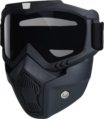 SRPHERE Mask, Airsoft Mask Full Face and Detachable Airsoft Goggles Blowtorch  Safety Goggle(Free-size)