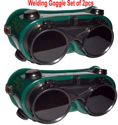 Onyx Heavy New duty Welding Safety Goggle Free Size Pack of 2pcs Inditrust Heavy duty Welding Safety Goggles - Pack of 2pcs (Free size) Welding  Safety Goggle(Free-size)