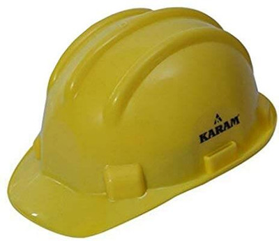 Karam KARAM_PN501_SAFETY HELMET_YELLOW(PACK OF 4) Construction Helmet(Size - Adjustable)