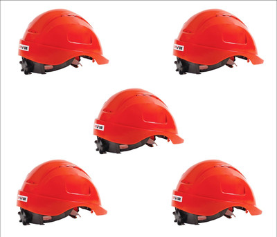 SAVIOUR Performing Ppe HPSAV-FR-SS1-RE-5 Sure Safety Saviour Freedom Helmet With Ratchet HDPE Type Construction Construction Helmet(Size - Free)