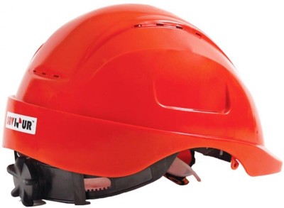 SAVIOUR Performing Ppe FG-PP-SV-HD-000491 Sure Safety Saviour Freedom Safety Helmet With Ratchet HDPE Type Construction Construction Helmet(Size - Free)