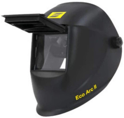ESAB Eco Arc II Helmet (83 x 108mm) Passive Flip Up Arc Welding Helmet | Light Weight Poly-Propylene Shell Welding Helmet(Size - (83 x 108mm))