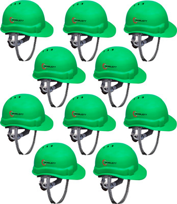 Robustt X ShreeJee Ratchet Type Adjustment-Safety Helmet,Head Safety Hat With Sweat Band X ShreeJee Ratchet Type Adjustment-Safety Helmet,(Pack of 10) Construction Helmet(Size - FREE SIZE)