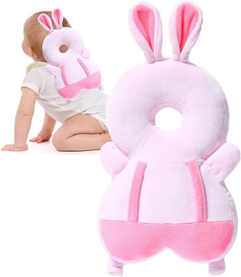 ERcial Store Baby Head Protector for Crawling, Cushion with Horizontal Safety Belt (Rabit) Safety Cap(Size - 30x20)