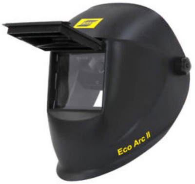 ESAB Eco Arc II Helmet (83 x 108mm) Passive Flip Up Arc Welding Helmet | Light Weight Poly-Propylene Shell Welding Helmet(Size - (83 x 108mm))