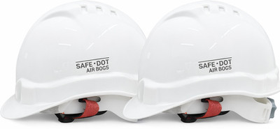 SAFEDOT Industrial Safety Helmet for Construction & Factory Use Adjustable Ratchet Construction Helmet(Size - 26)