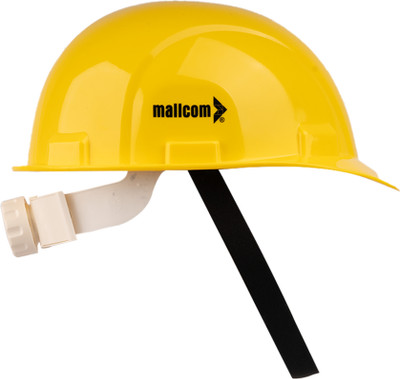 Mallcom Jasper II Yellow UV Resistant High Density Polyethylene Safety Helmet with Plastic Harness & Rachet Adjustment (Pack of 1) Jasper II Yellow UV Resistant High Density Polyethylene Safety Helmet with Plastic Harness & Rachet Adjustment (Pack of 1) Construction Helmet(Size - 52 to 60)