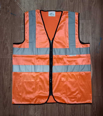 AGAM PC-2901 Safety Jacket(FLOROSCENT ORANGE)