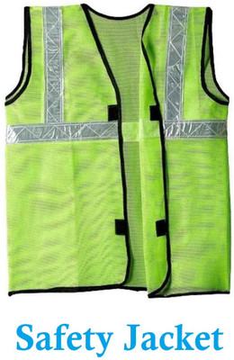 SINAL Reflective Lightweight For Men And Women Safety Jacket(Green)