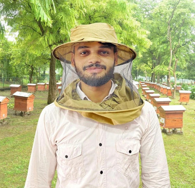 Super Bee Bee veil-khakee Safety Jacket(Brown)