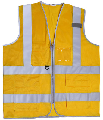 evion ES_032_YELLOW_M Safety Jacket(Yellow)