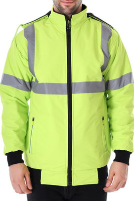 evion ES-1110 WJ Rev Used For Police, Cycling For Ladies, Engineers,workers Safety Jacket(Green)