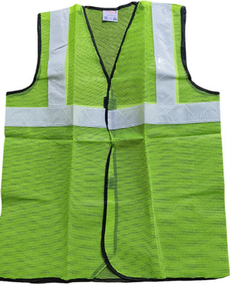 stonix safety jacket orange colour Safety Jacket(GREEN)