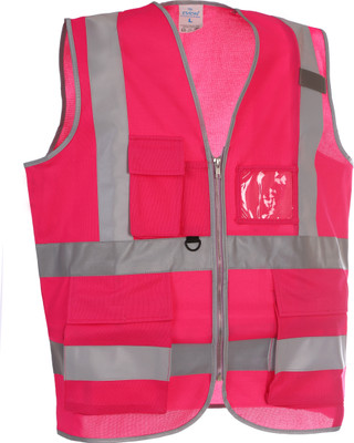 evion ES_032_PNK_NW_S Safety Jacket(Pink)