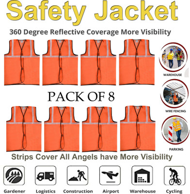 Elecant AF-Safety Jacket-Green Safety Jacket(Orange)