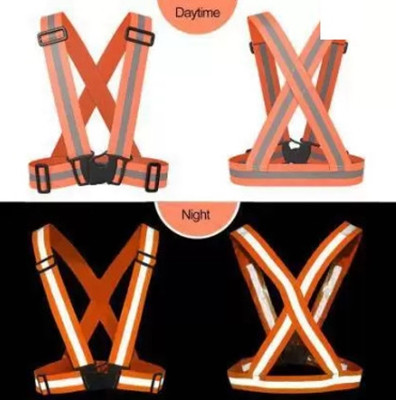 TOOL ZONE Premium High Quality Reflective Vest Safety Jacket(ORANGE)