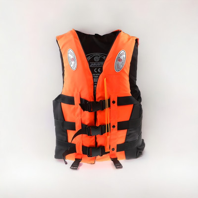 Ananya Creations Limited FloatationPro: Heavy-Duty Life Swim Vest for Adults Pack of-1 Safety Jacket(Orange)