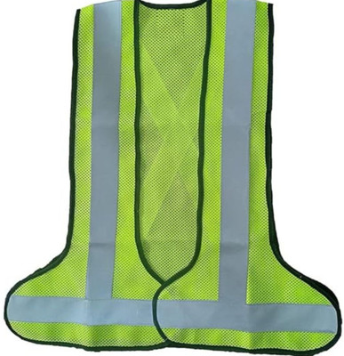 GUGANRAM Safety Jacket - 3 Side Open | High-Visibility Reflective Vest Safety Jacket(Green)
