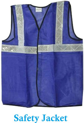 SINAL Reflective Lightweight For Men And Women Safety Jacket(Blue)