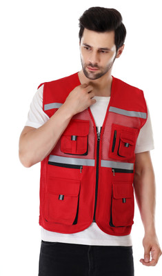 evion ES-16200 RD Safety Jacket(Red)