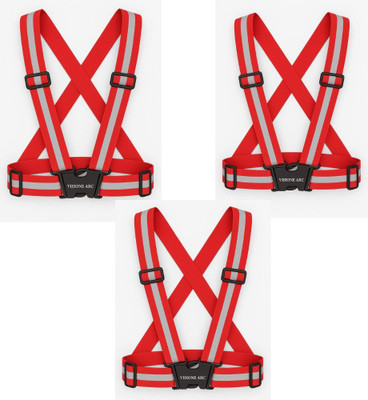 Visione Arc VA-RH-WHT-3SET Safety Jacket(Red)