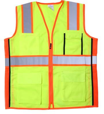 evion ES_3500_YELLOW_XL Safety Jacket(Yellow)