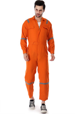 evion Reflective Safety Jacket Unisex Used For Police, ES-Coverall CTN OR_L Safety Jacket(Orange)
