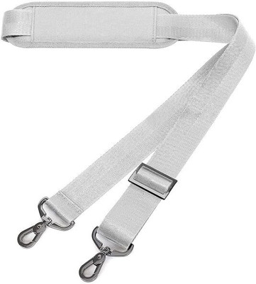 Saco 60 Inch Nylon Silk Material Shoulder Strap with Shoulder Pad Metal Swivel Hooks Luggage Strap(Grey)