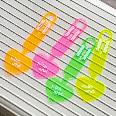 ZUVILIKA Labels Customizable and Easy Identification for Travelers and Students Luggage Strap(Multicolor)