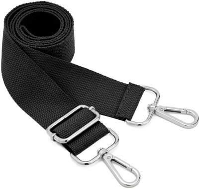 FashCore Nylon 55 inch Replacement Adjustable Shoulder Strap with Swivel Hook Luggage Strap(Black)