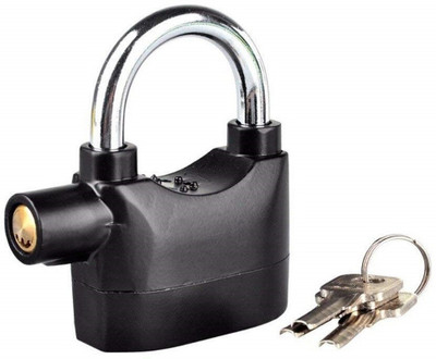 MELZRON Security Pad Lock Anti Theft System with Smart Alarm Safety Lock(Black)