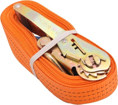 beltshub truck lashing belt safety lock for DJ ( Length : 10 mtr ) Luggage Strap(Orange)