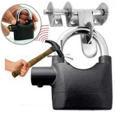 MELZRON Anti Theft Motion Sensor Alarm Lock for Home, Office and Bikes Security Pad Lock Safety Lock(Black)
