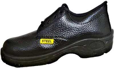Handu Steel Toe PVC Safety Shoe(Black, S1, Size 9)