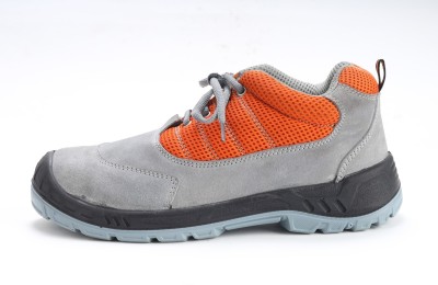 Blackburn Fiber Toe Suede Safety Shoe(Grey, SB, Size 6)