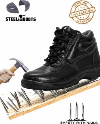 UNITED COOPER safety shoes / safety shoes for men industrial / leather safety shoes Steel Toe Leather Safety Shoe