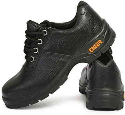 SSD Steel Toe Genuine Leather Safety Shoe(Black, S1, Size 9)