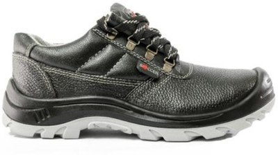 Hillson Steel Toe Genuine Leather Safety Shoe(Black, S2P, Size 10)