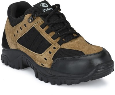 Ozarro Steel Toe Suede Safety Shoe(Tan, S1, Size 11)