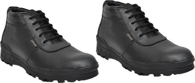 stonix Steel Toe Genuine Leather Safety Shoe(Black, S1, Size 6)