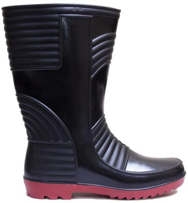 HOUSE OF COMMON Soft Toe Rubber Safety Shoe(Red, S1, Size 6)