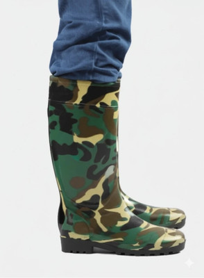 HOUSE OF COMMON Soft Toe PVC Safety Shoe(Olive, SB, Size 8)