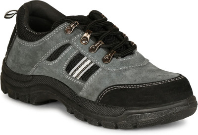 Robustt Steel Toe PU (Polyurethane) Safety Shoe(Black, S3, Size 10)