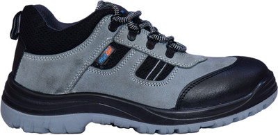 HIGH LITE Steel Toe PU (Polyurethane) Safety Shoe(Grey, S1, Size 11)