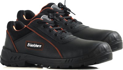 Blackburn Steel Toe Leather Safety Shoe(Orange, S1, Size 7)