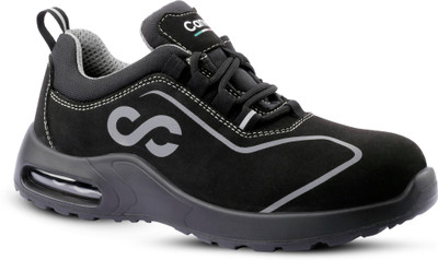 Canvas Club Steel Toe Fabric Safety Shoe(Black, S1P, Size 9)