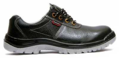 Hillson Steel Toe Leather Safety Shoe(Black, S2P, Size 10)