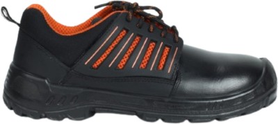 Blackburn Steel Toe Leather Safety Shoe(Black, SB, Size 5)