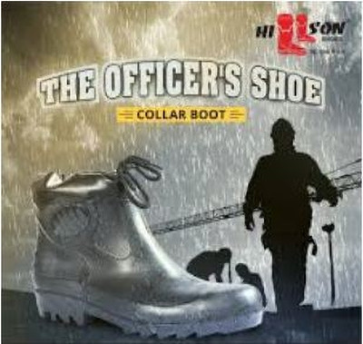 Hillson Steel Toe PVC Safety Shoe(Black, SB, Size 6)